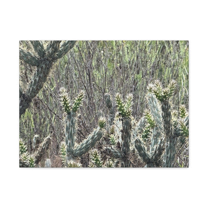 Spiny Sentinels - Unique Frameless Canvas Wall Art
