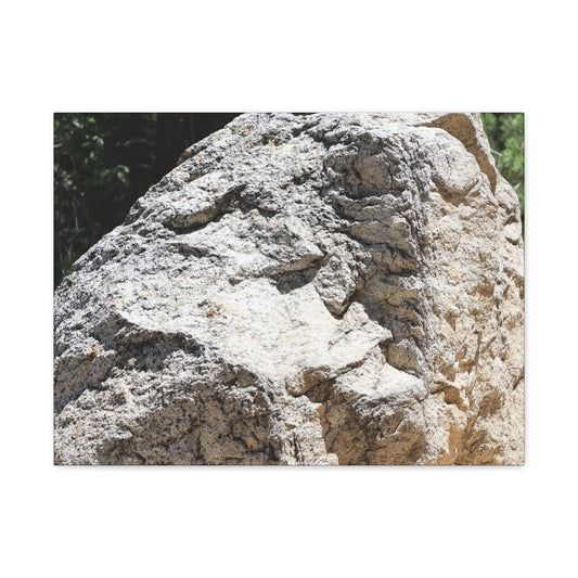 Stone of Solitude - Unique Frameless Canvas Wall Art