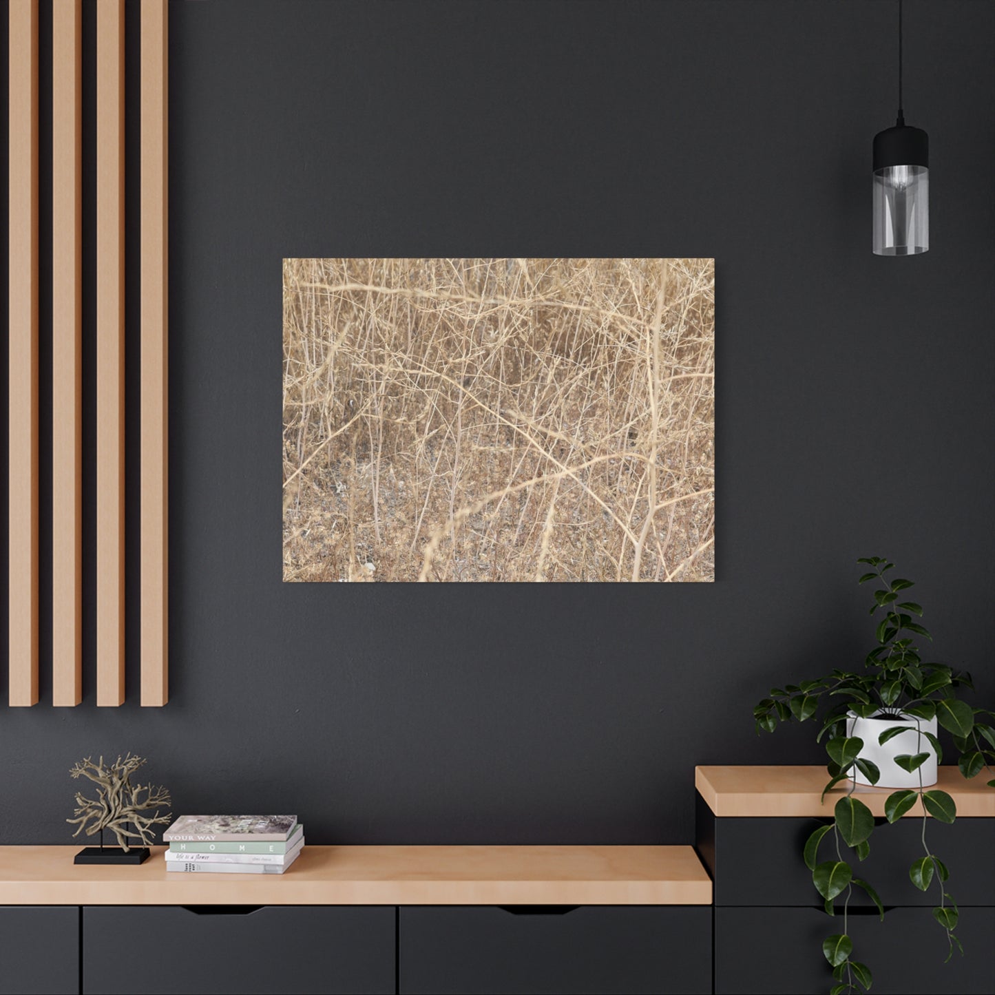 Dry Echoes - Unique Frameless Canvas Wall Art