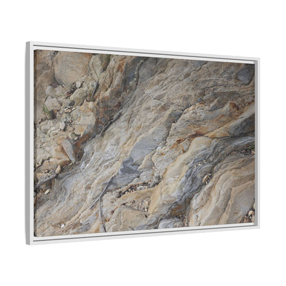 Layers of Earth's History - Unique Stretched Canvas Wall Art