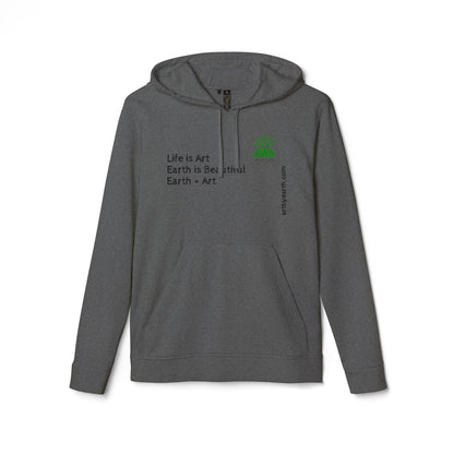 Z - ART BY EARTH HOODIE - adidas Unisex Fleece Hoodie