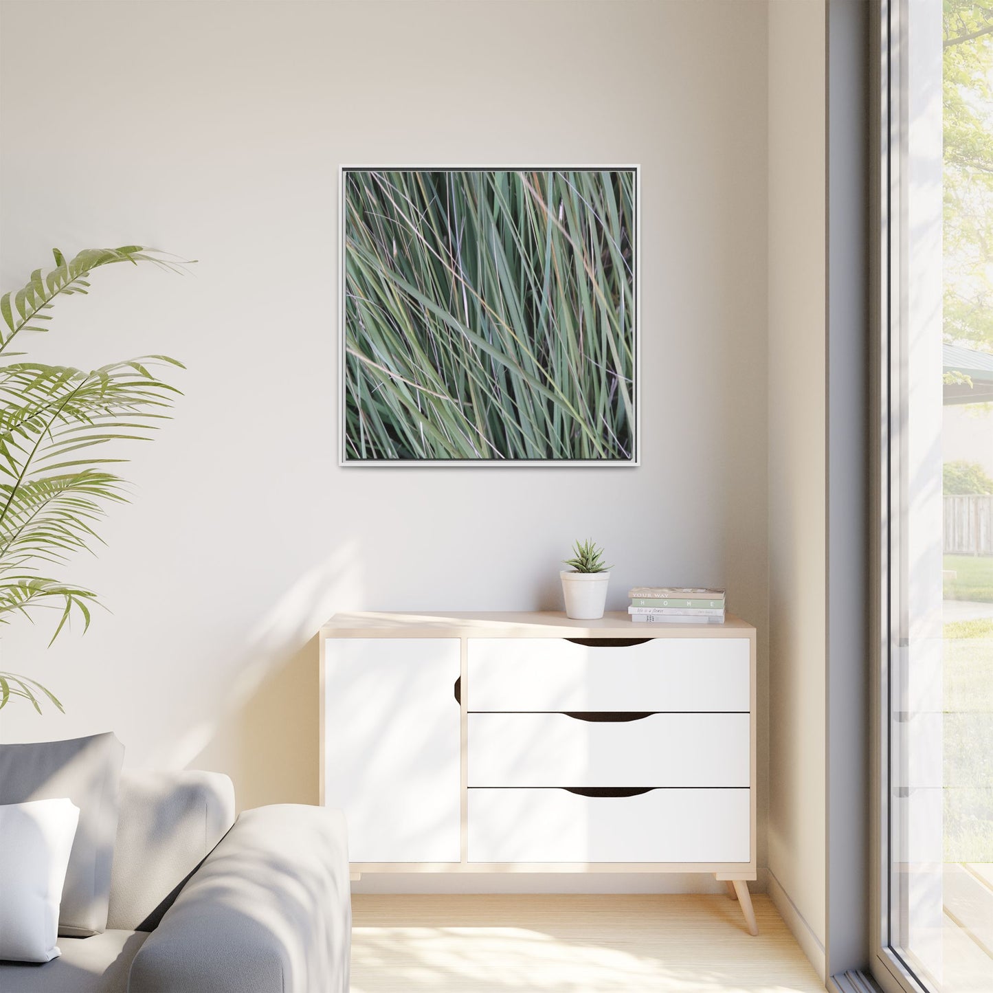 Grassland Symphony - Unique Stretched Canvas Wall Art