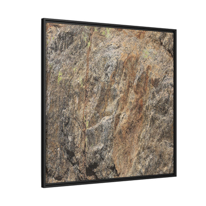 Weathered Rock Formation - Unique Stretched Canvas Wall Art
