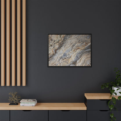 Layers of Earth's History - Unique Stretched Canvas Wall Art