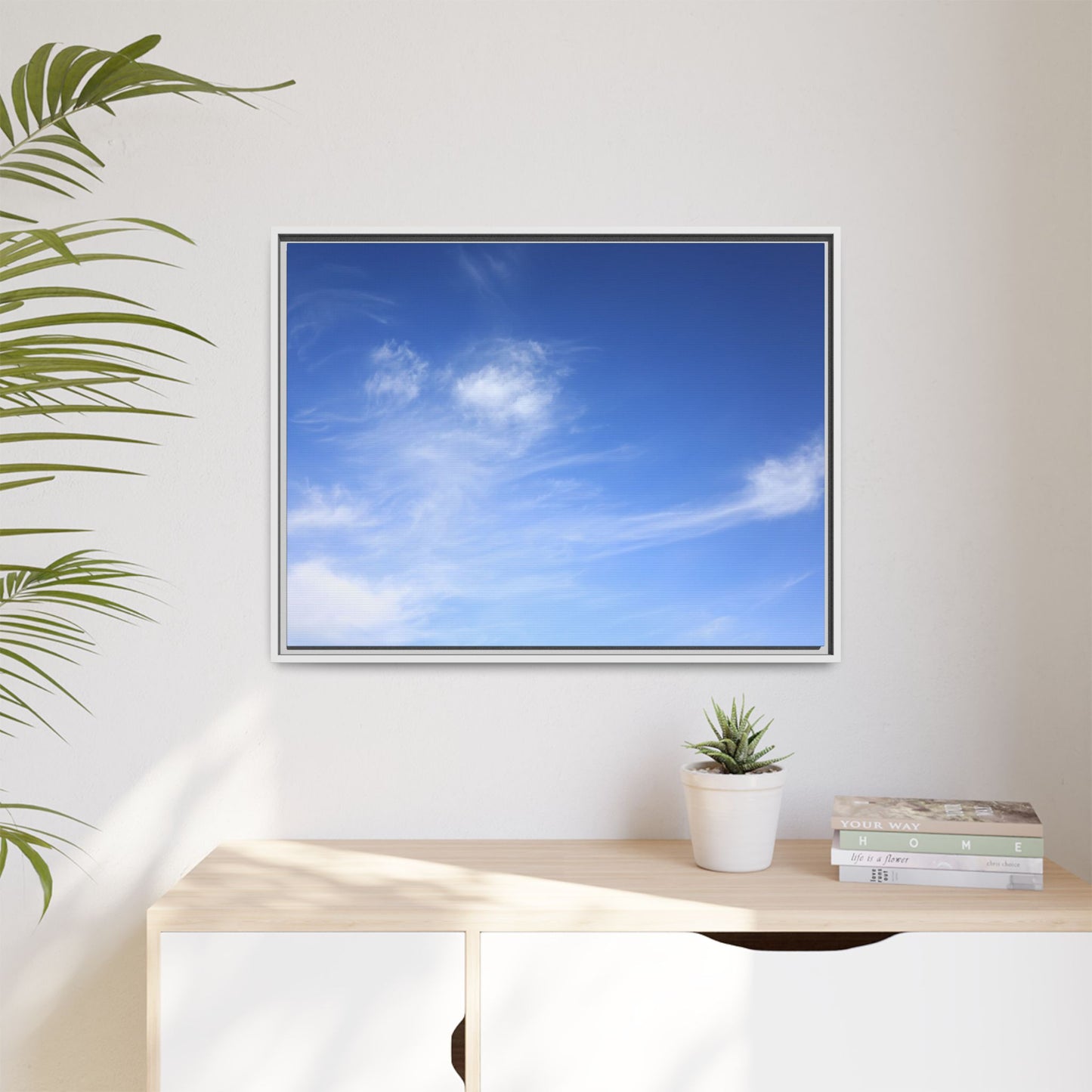 Blue Serenity - Unique Stretched Canvas Wall Art