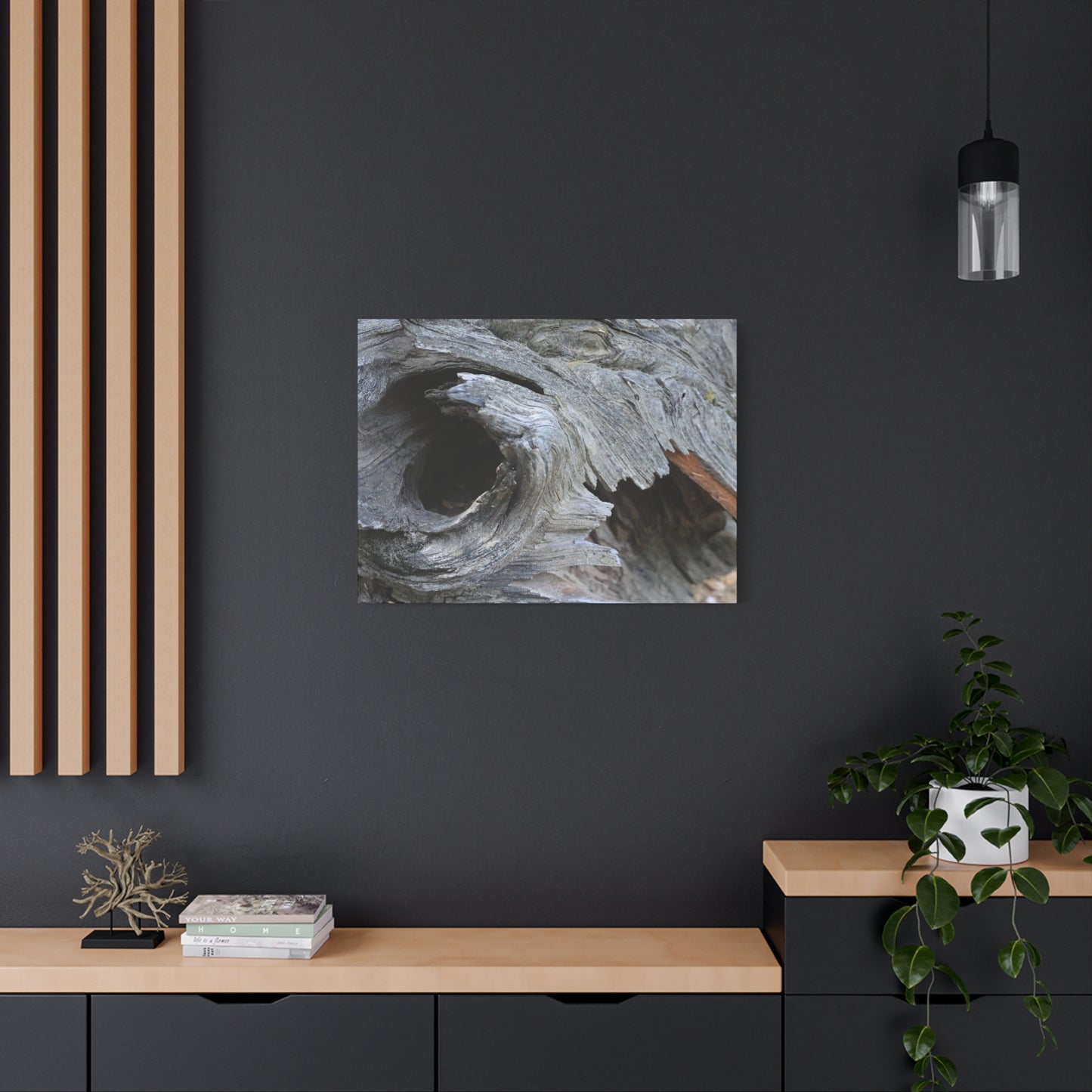 Twisted Whispers of the Forest Floor - Unique Frameless Canvas Wall Art