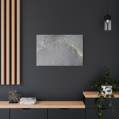 Ephemeral Whispers of Granite - Unique Frameless Canvas Wall Art