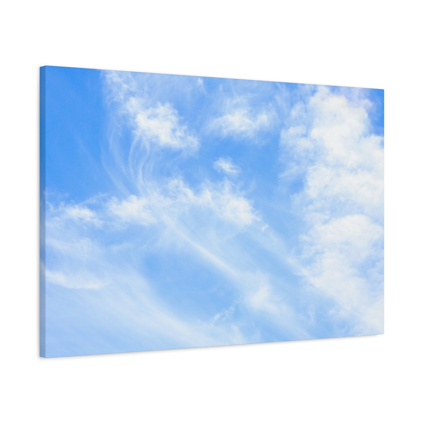 Whispers of Cerulean - Unique Frameless Canvas Wall Art