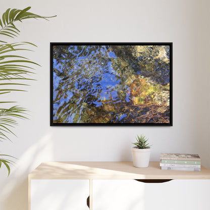 Watery Kaleidoscope - Unique Stretched Canvas Wall Art