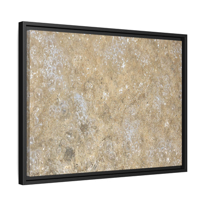 Bubbling Sand - Unique Stretched Canvas Wall Art