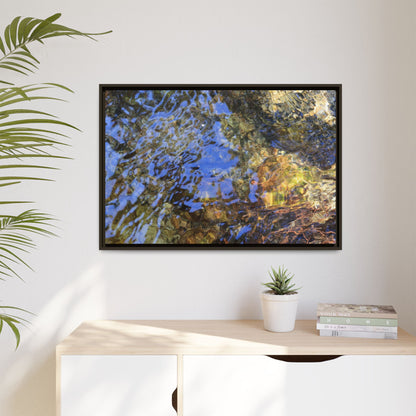 Watery Kaleidoscope - Unique Stretched Canvas Wall Art