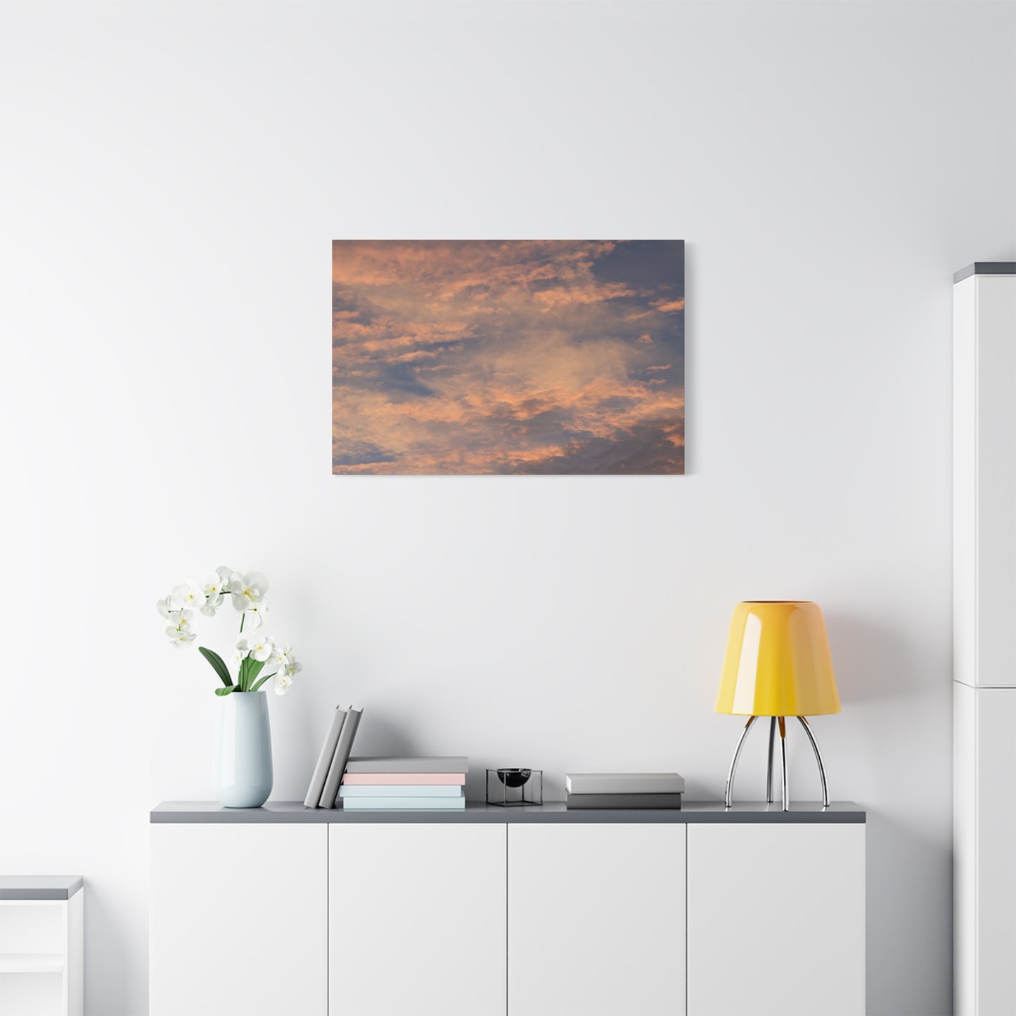 Sunset's Whispers - Unique Frameless Canvas Wall Art