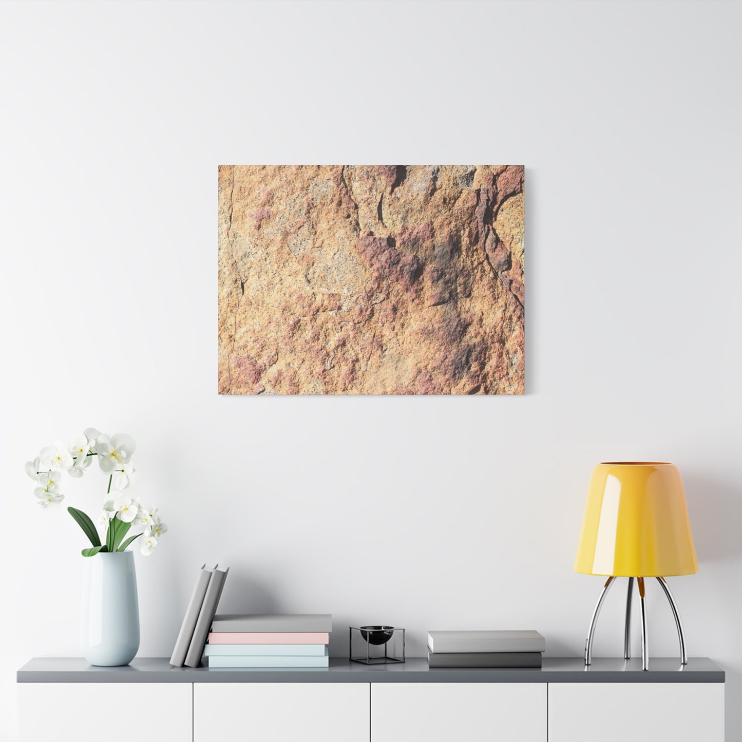 Terracotta Tears - Unique Frameless Canvas Wall Art