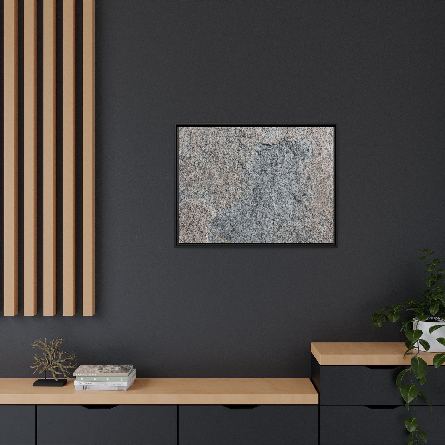 Stone Symphony - Unique Stretched Canvas Wall Art