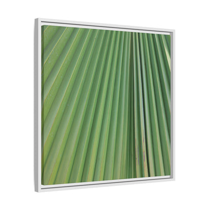 Emerald Rays - Unique Stretched Canvas Wall Art