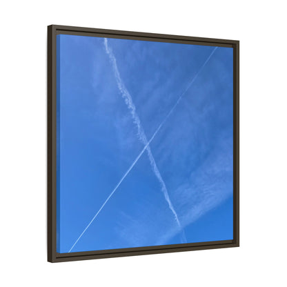 Sky Crossroads - Unique Stretched Canvas Wall Art