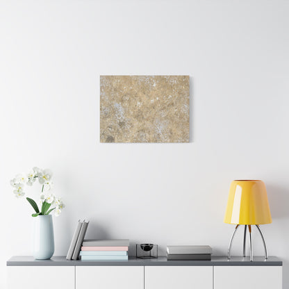 Bubbles in Sand - Unique Frameless Canvas Wall Art