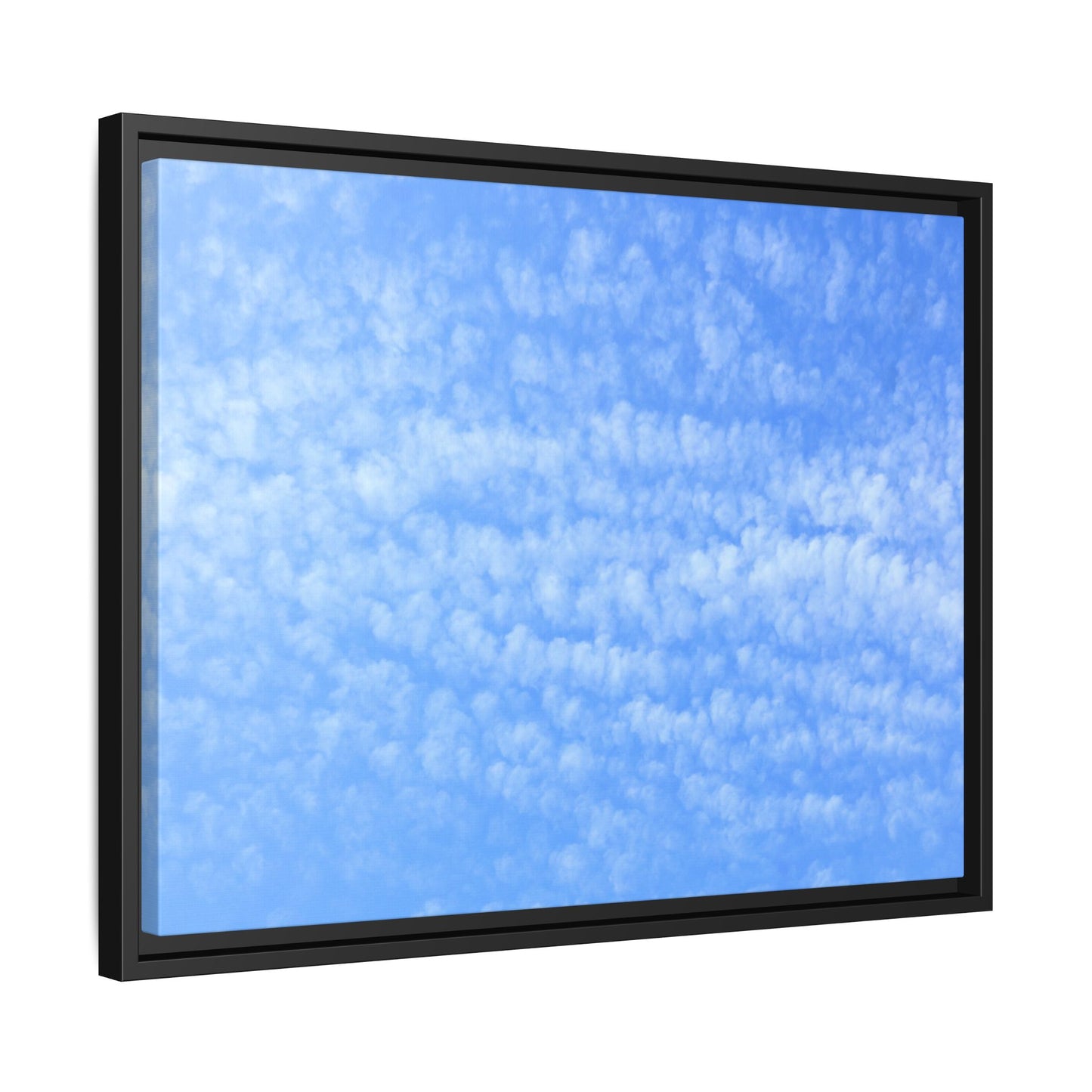 Wispy Blue Dreams - Unique Stretched Canvas Wall Art
