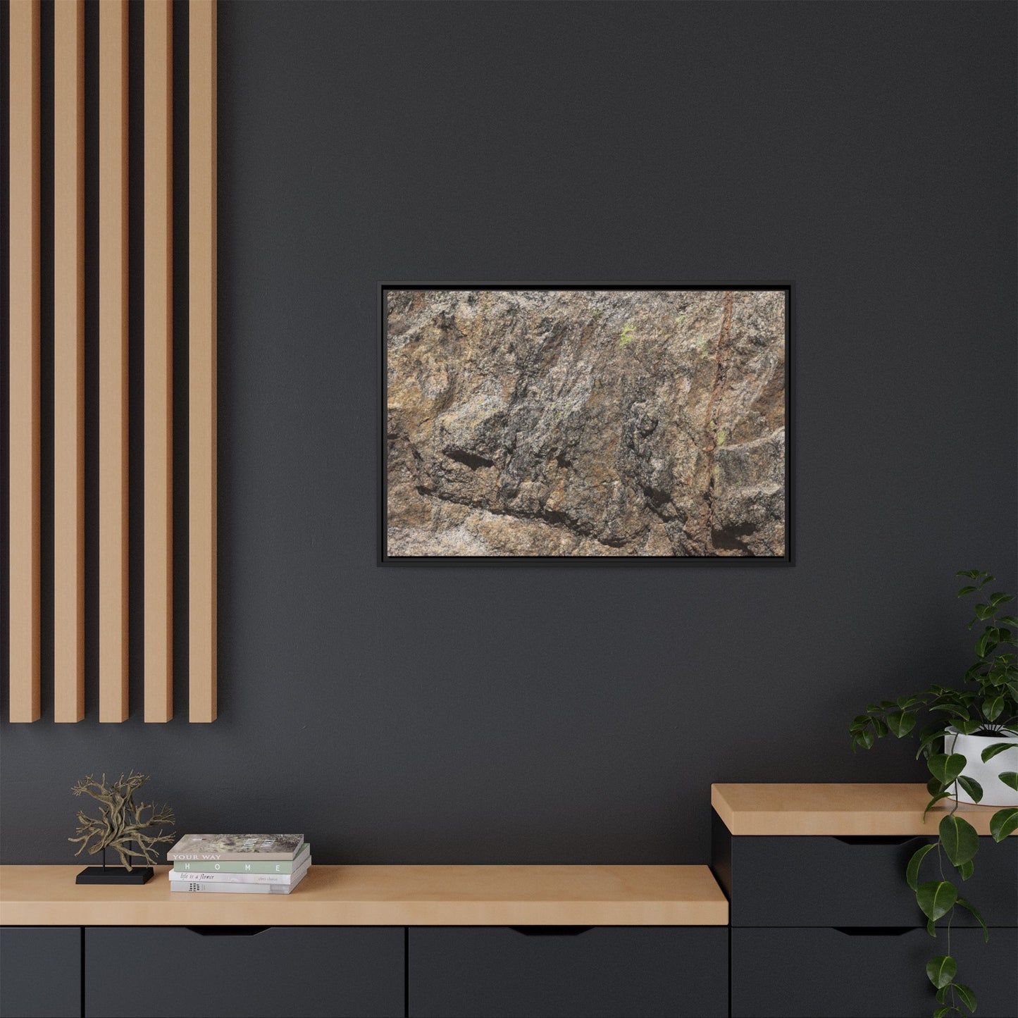 Weathered Time - Unique Stretched Canvas Wall Art