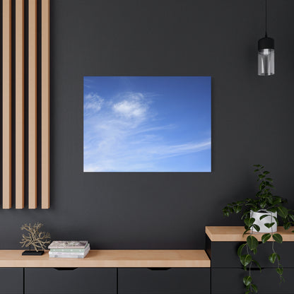 Blue Breath - Unique Frameless Canvas Wall Art