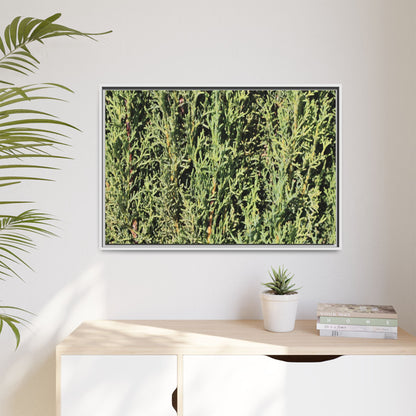 Emerald Labyrinth - Unique Stretched Canvas Wall Art - Art By Earth