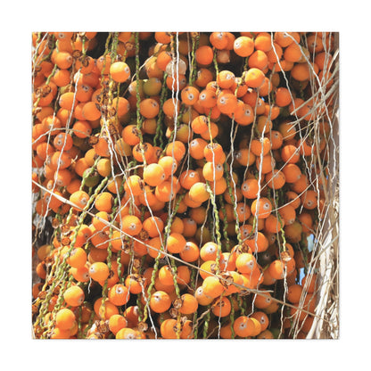 Orange Harvest - Unique Frameless Canvas Wall Art