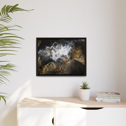 Cascading Momentum - Unique Stretched Canvas Wall Art