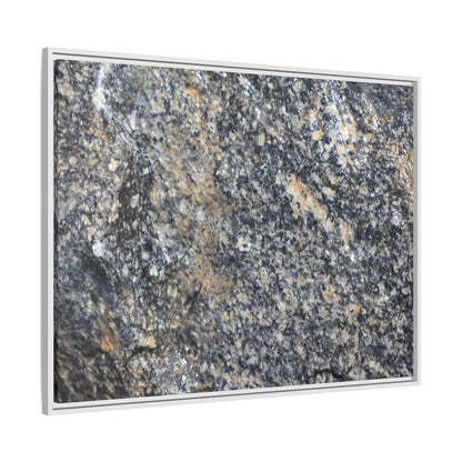 Crystalline Echoes - Unique Stretched Canvas Wall Art