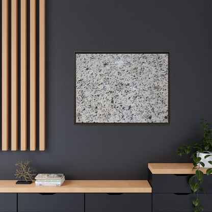 Monochrome Mosaic - Unique Stretched Canvas Wall Art