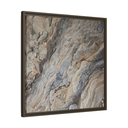 Layers of Earth's History - Unique Stretched Canvas Wall Art