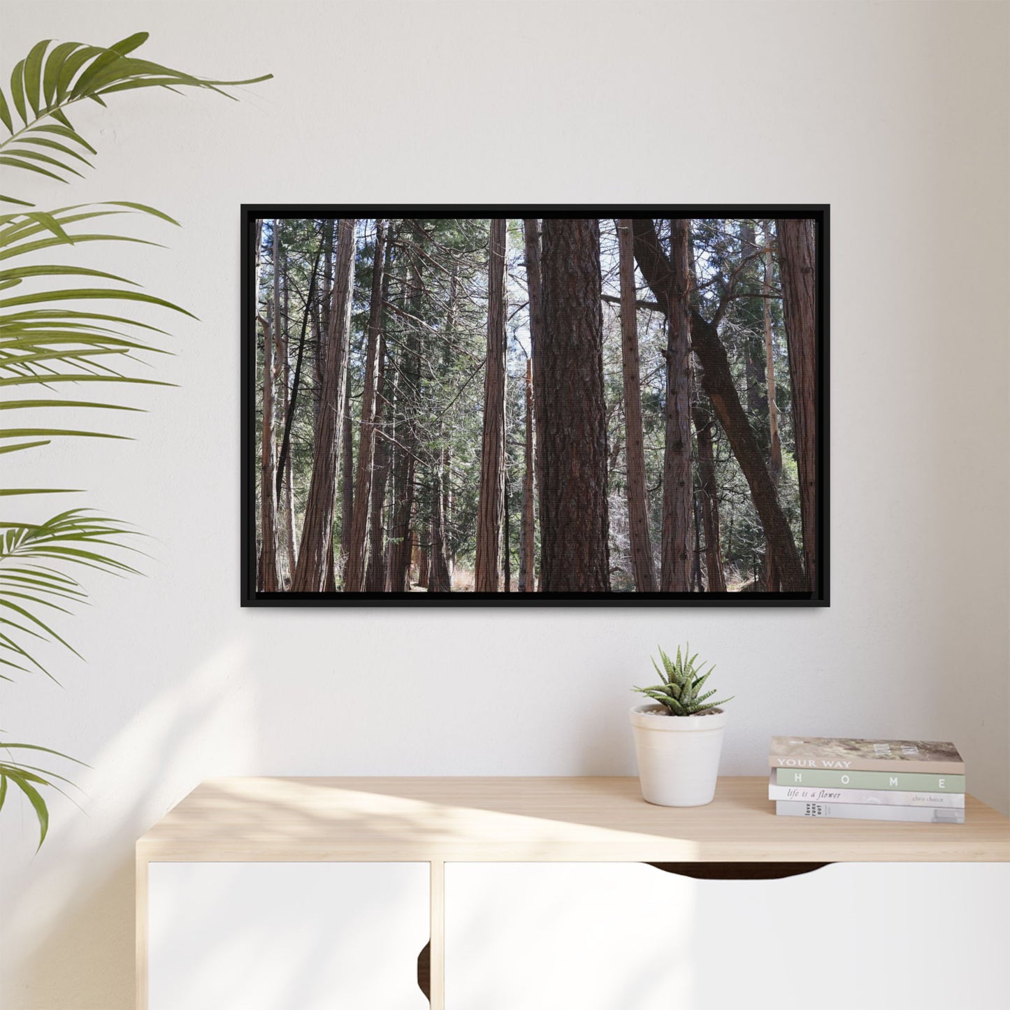 Forest Cathedral - Unique Stretched Canvas Wall Art
