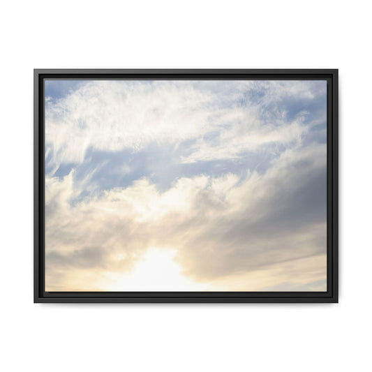 Sky's Ethereal Whisper - Unique Stretched Canvas Wall Art