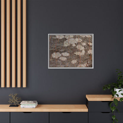 Lichen's Legacy - Unique Stretched Canvas Wall Art