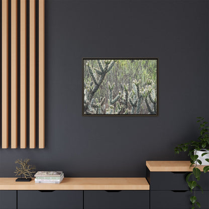 Prickly Paradise - Unique Stretched Canvas Wall Art
