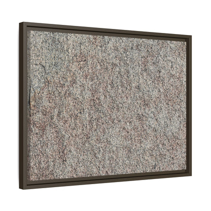 Granular Whispers - Unique Stretched Canvas Wall Art