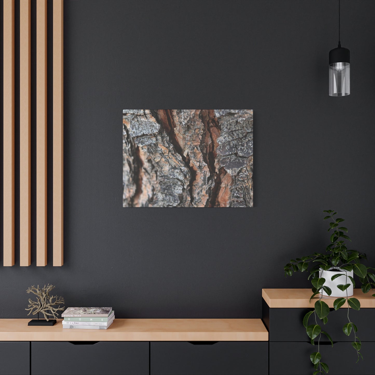 Rough Whispers - Unique Frameless Canvas Wall Art