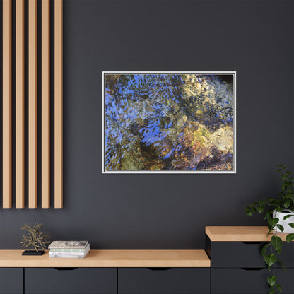 Aquatic Kaleidoscope - Unique Stretched Canvas Wall Art
