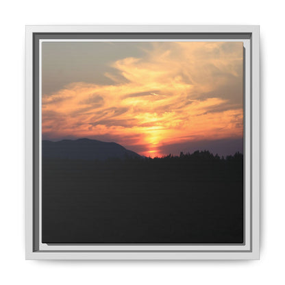 Gilded Horizon - Unique Stretched Canvas Wall Art