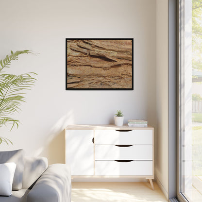 Splintered Bark - Unique Stretched Canvas Wall Art