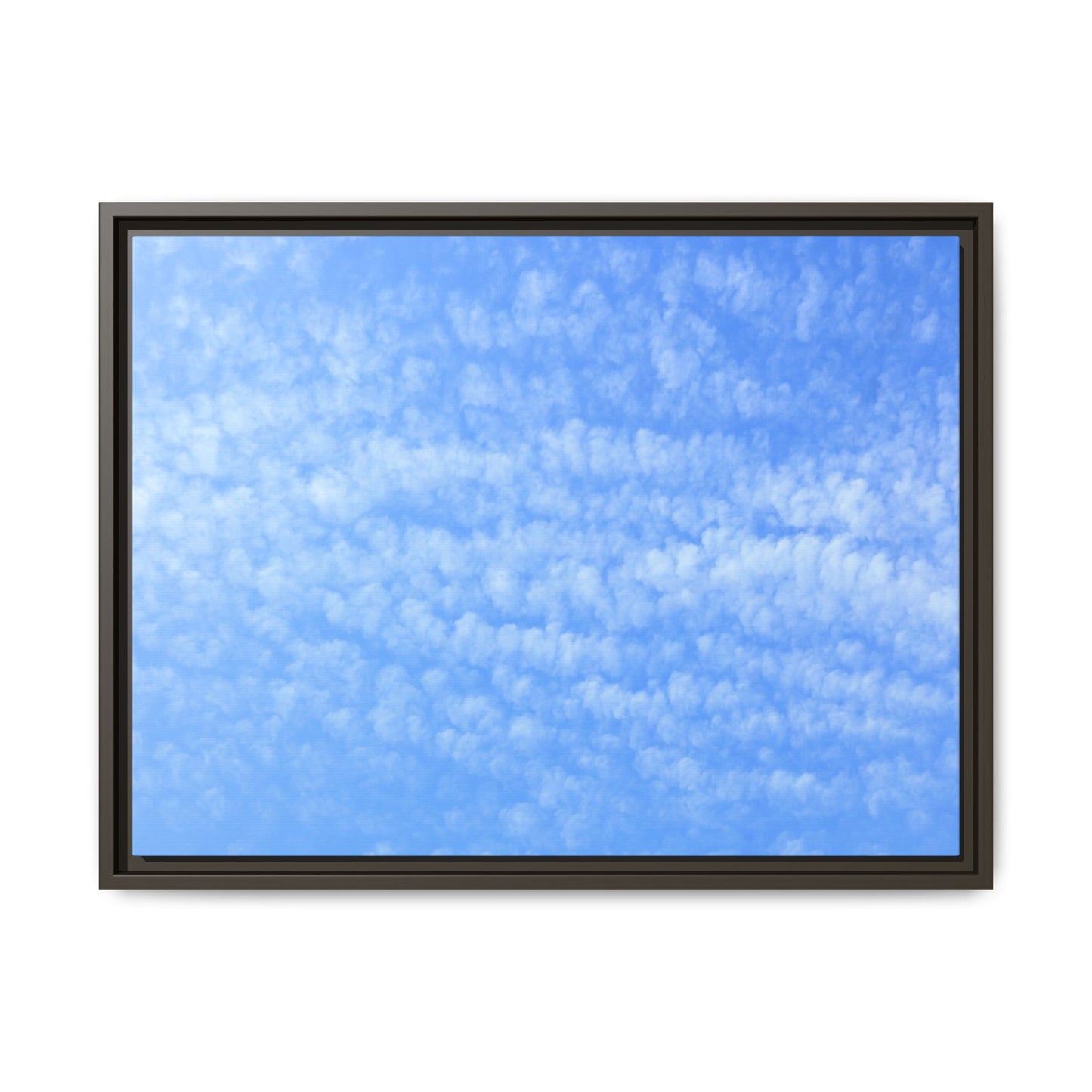 Wispy Blue Dreams - Unique Stretched Canvas Wall Art