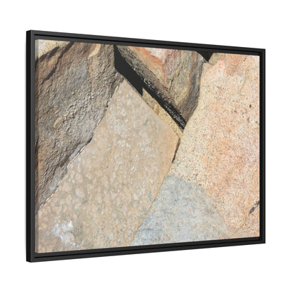 Rock Fragment - Unique Stretched Canvas Wall Art