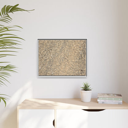 Whispers of Sand - Unique Stretched Canvas Wall Art