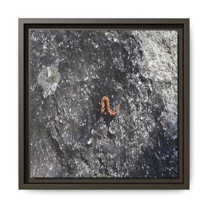 Volcanic Ash and Copper - Unique Stretched Canvas Wall Art