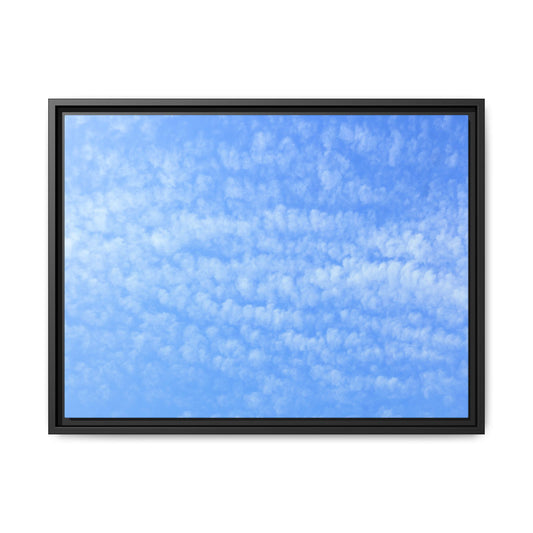Wispy Blue Dreams - Unique Stretched Canvas Wall Art