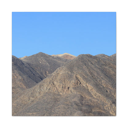 Silent Peaks - Unique Frameless Canvas Wall Art - Art By Earth