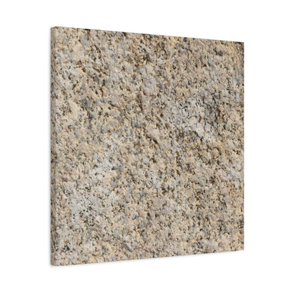 Granular Echoes - Unique Frameless Canvas Wall Art