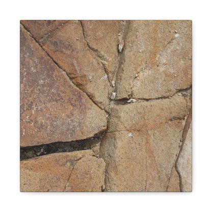 Cracked Earth's Canvas - Unique Frameless Canvas Wall Art