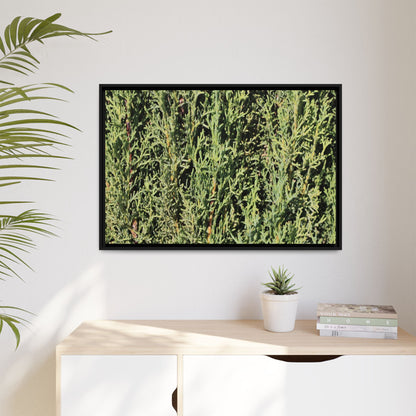 Emerald Labyrinth - Unique Stretched Canvas Wall Art - Art By Earth