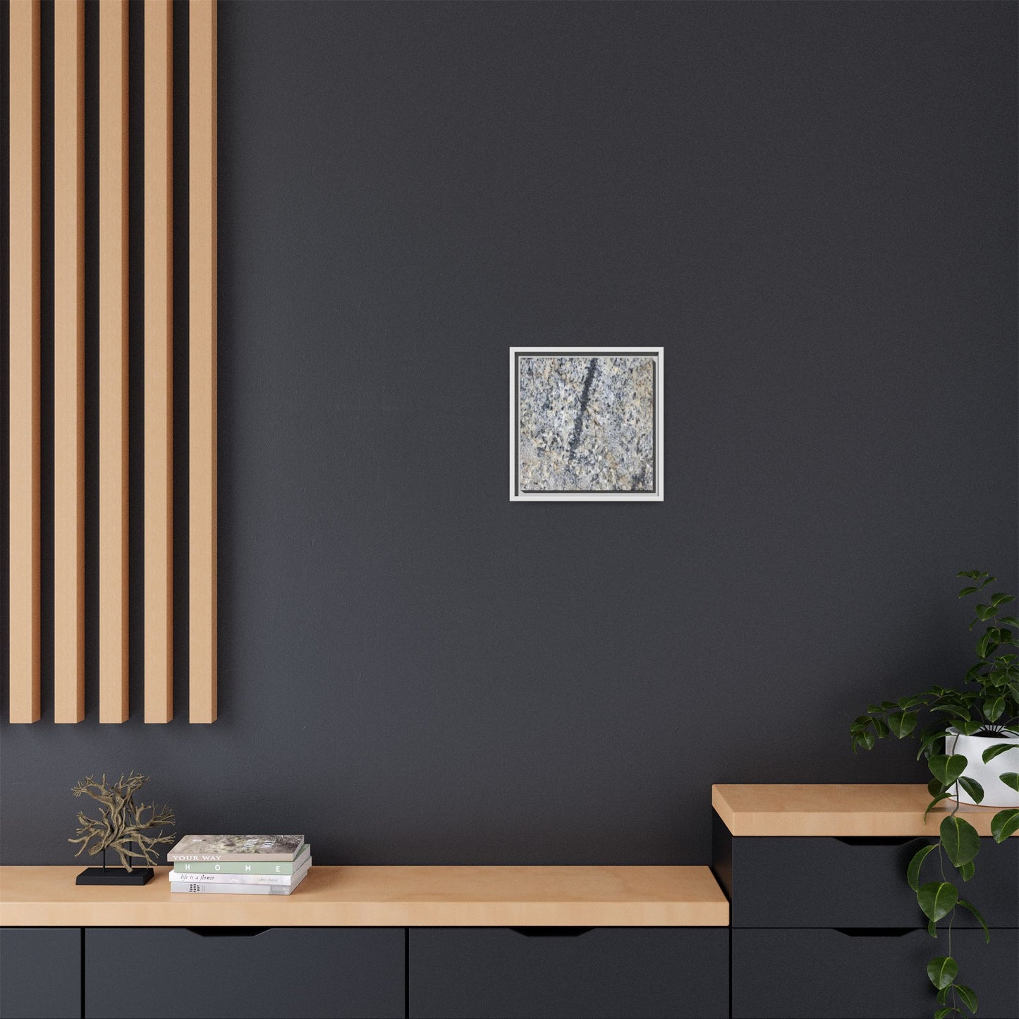 Granite Bubbles - Unique Stretched Canvas Wall Art