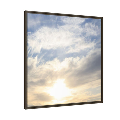 Sky's Ethereal Whisper - Unique Stretched Canvas Wall Art